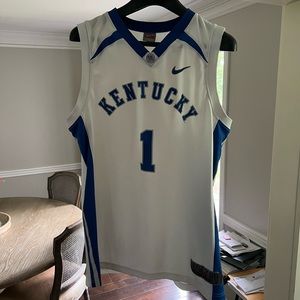 Kentucky Wildcats #1 Devin Booker Nike Elite Authentic Basketball Jersey Size L